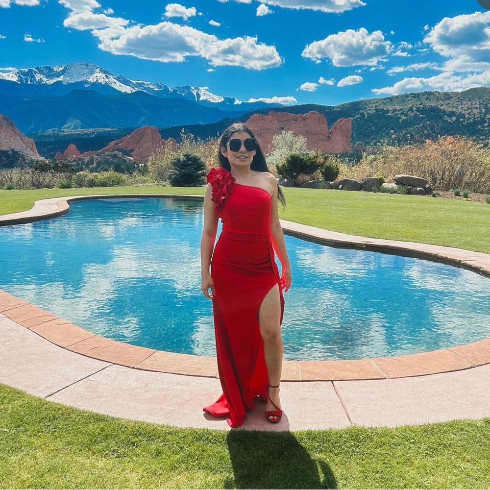 Beautiful red dress